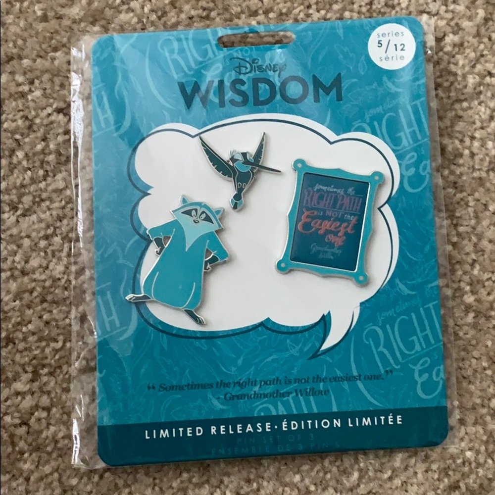 Disney Store Disney Wisdom Meeko Pin Set